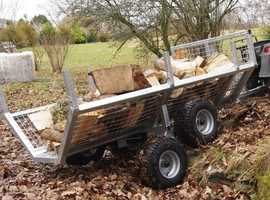 ATV Timber Trailer for handling timber, coins and brash