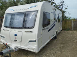 Bailey Pegasus Rimini 2012 4/B fix end bedroom end washroom with a mover