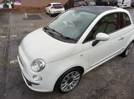 Fiat 500, 2014 (14) white hatchback, Manual Petrol, 74,300 miles