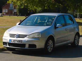 Volkswagen Golf, 2007 (07) Silver Hatchback, Manual Petrol, 127,161 miles 1 Yr MOT