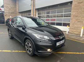 Honda HR-V, 2016 (66) Black Hatchback, Cvt Petrol, 122,401 miles