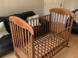 Mamas & Papas Oak Cot