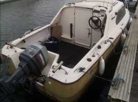 Shetland Fishing Boat 40hp Mariner Outboard Full Outfit Ready To Go Fishing