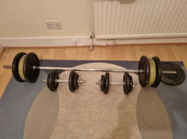 Bar Bell and dum bells