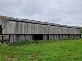 Steel frame barn free to collector