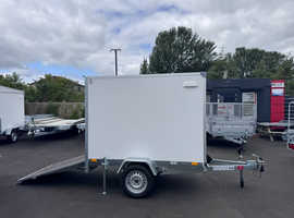 Brand New Niewiadow F7520D Single Axle Box Trailer With Ramp 750KG Un Braked