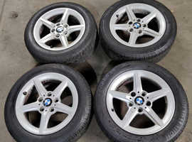 16" BMW 5 Spoke alloys will fit a BMW 1 Series, BMW 2 Series, BMW E46 3 Series Etc