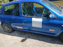 Renault Clio, 2002 (52) Blue Hatchback, Manual Petrol, 72,089 miles