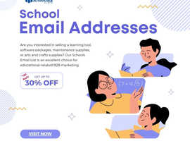 Dive into the right market to improve sales with a 100% verified School Email List