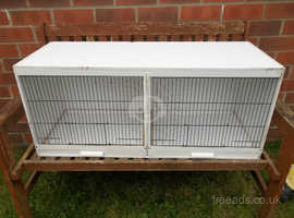 canary double breeding cage