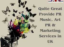 Quite Great Provide PR Music, Art PR & Marketing Services in UK