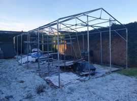 Marquee metal frame