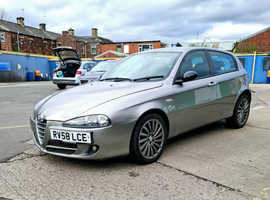 Alfa Romeo 147 Collezione Edition 1.9 JTDM 2008 Limited Edition. Grey LOW MILES ONLY 74000, Manual Diesel,
