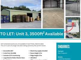 Self Contained Warehouse Available, 3,500SQFT, Skelmersdale