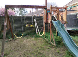 Wooden swing set - open to offers