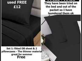 Bundle of double black sheet sets