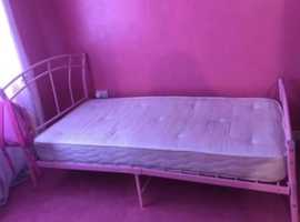 Kids pink bed frame for sale