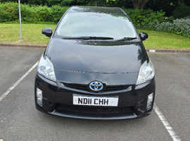 Toyota Prius, 2011 (11) Black Hatchback, Cvt Petrol Hybrid, 192,082 miles