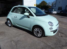 Fiat 500, 2015 (15) Green Hatchback, Manual Petrol, 87,410 miles