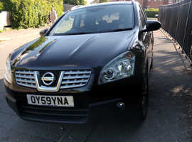 Nissan Qashqai, 2009 (59) Black Hatchback, Manual Diesel, 126,478 miles