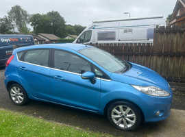 Ford Fiesta, 2010 (59) Blue Hatchback, Manual Petrol, 60,345 miles