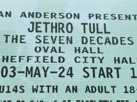 2stall tickets for jethro Tull
