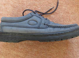 Luca Ferrari Italian made Blue Suede Shoes Size 8