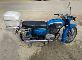 1974 Honda CD175 project, needs recommissioning, lovely light patina, £1395