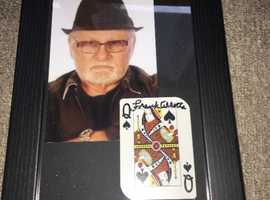 Frank Cullotta CASINO signed autograph gangster card framed playing poker