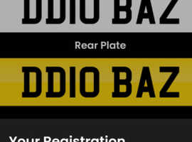 Private number plate