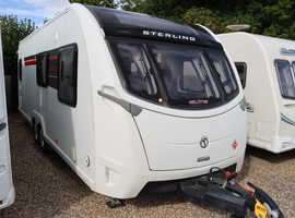 Sterling Eccles Elite 630 6 Berth Fixed Bed Caravan + Quad Motor Movers + Just had a Full Service + 3 Months Warranty Included