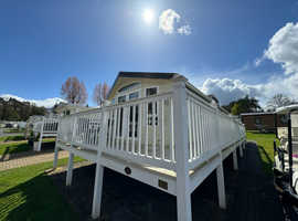 2 Bedroom Luxury Static Caravan For Sale With Decking - No Age Limit!