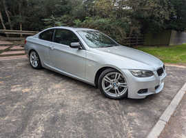 BMW 3 Series, 2008 (58) Silver Coupe, Automatic Petrol, 108,339 miles