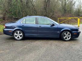 Jaguar X-TYPE, 2009 (59) blue saloon, Automatic Diesel, 96,000 miles
