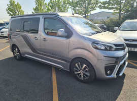 Toyota Proace Matino 2 By Wellhouse 180ps Auto 2022 (June) 9600 miles 4 berth in silver metallic 7 years of Toyota warranty left on it.