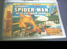 Collection of only super spiderman 1978 comics in good condiction