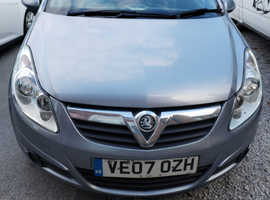 Vauxhall Corsa, 2007 (07) Silver Hatchback, Manual Petrol, 89,030 miles