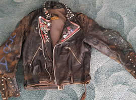 Vintage Rock and Roll Motorcycle Jacket - 40+ years old - CHATHAM COLLECTION ONLY