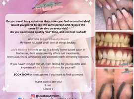 Nails, Brows & Cosmetic Teeth Whitening based in Rochester Kent