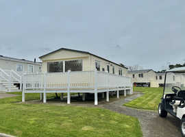 2 Bedroom Starter Caravan For Sale With Decking - County Durham- No Age Limit