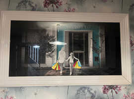 Lovely white framed picture