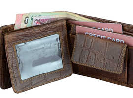Handcrafted leather wallets