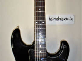 EPIPHONE Strat. Bold Black finish. v,vgc