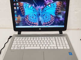 Beautifull white HP laptop, intel core i5 processor, 8GB RAM, 256GB SSD, Windows 11 pro fresh installed