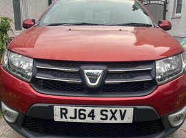 Dacia Sandero, 2015 (64) Red Hatchback, Manual Petrol, 54,000 miles
