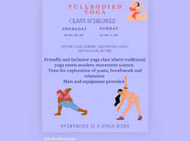 Inclusive yoga class in New Eltham
