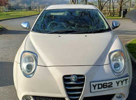 Alfa Romeo Mito, 2012 (62) white hatchback, Manual Diesel, 130,000 miles