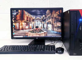 Complete Fast  Fujitsu PC Computer, Intel Core i3-4130, Windows10, 8GB RAM & 500GB HDD, MS Words2007
