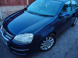 Volkswagen Jetta, 2006 (06) Blue Saloon, Manual Diesel, 115,724 miles