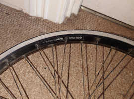 2x front BMX wheels 1x tyre